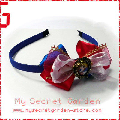Sailor Moon Pretty Soldier 美少女戦士 Usagi Tsukino Anime Cabochon Hair Bows ( Hair Clip or Hair Band )